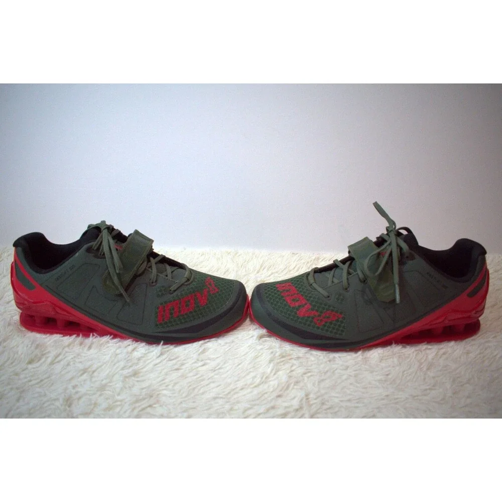 Inov-8 FastLift 325 Training Sneakers 000722‑GR‑RD‑01 Men's Size 9.5/Women's 11